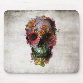 Skull 1 Mouse Pad by ikiiki at Zazzle