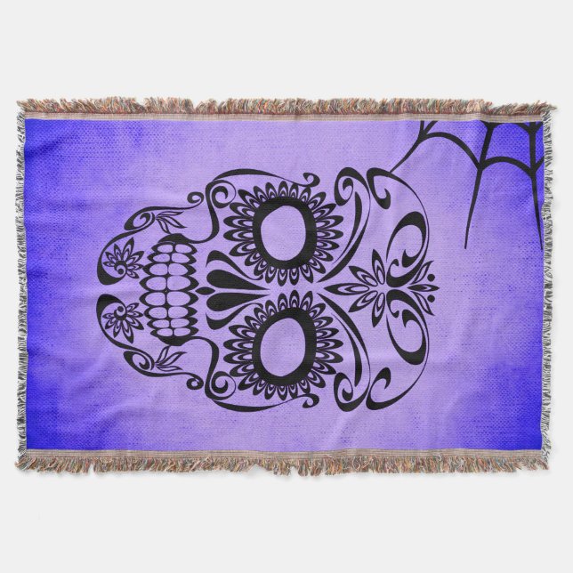 Skull_2015_0411 Throw Blanket (Front)