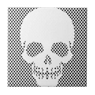 skull 4 ceramic tile