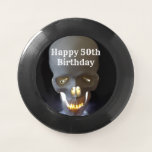 Skull 50th Birthday Wham-O Frisbee<br><div class="desc">Skull 50th Birthday Wham-O Frisbee</div>