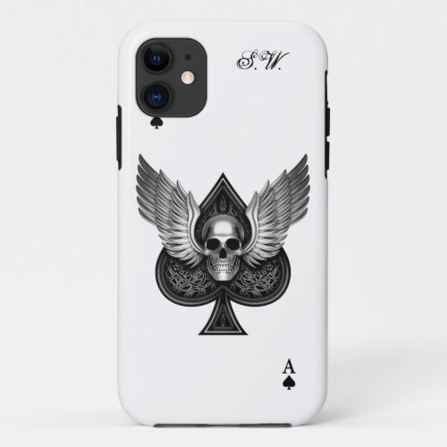Skull Ace of Spades iPhone 55S iPhone 11 Case