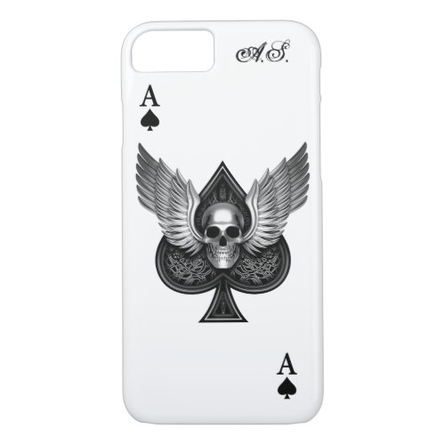 Skull Ace of Spades iPhone 7 Case