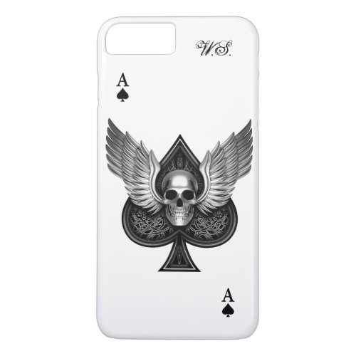 Skull Ace of Spades iPhone 7 Plus case