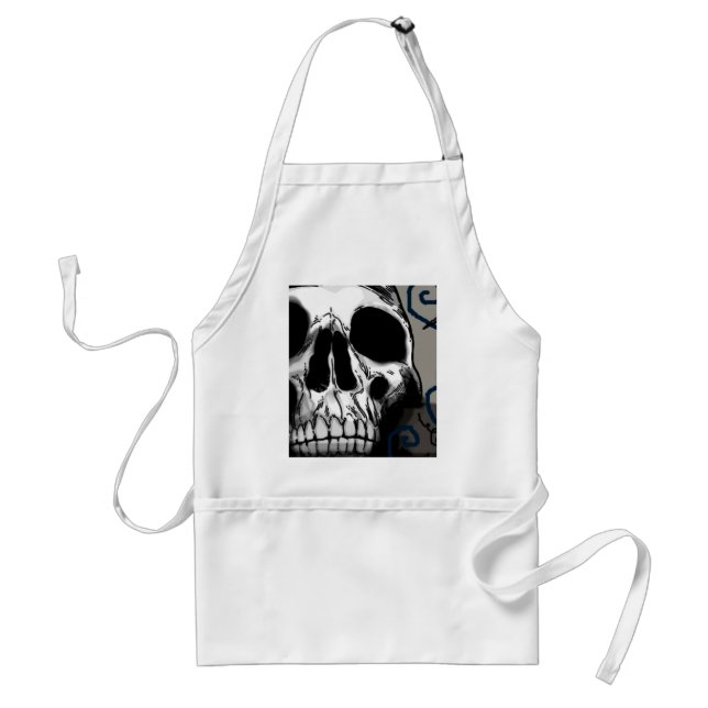 Skull Adult Apron (Front)