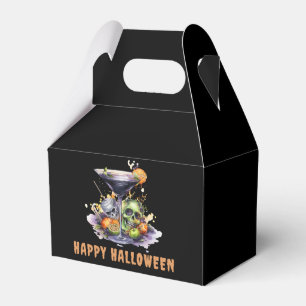 Skull Adult Cocktail Halloween Party Favor Box