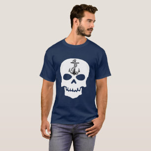 Skull anchor shirt lighthouse route Nautical shirt