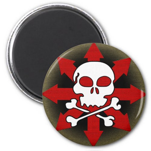 Skull and Arrows Magnet