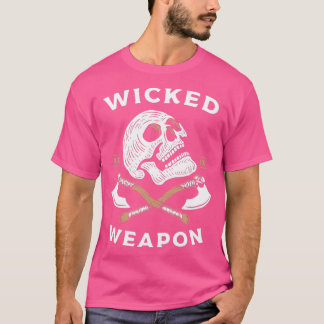 Skull and axes wicked weapon T-Shirt