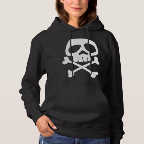 Skull and Bones _ 1980s Punk Rock Misfit Hoodie