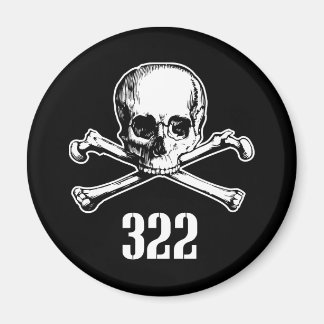 Skull and Bones 322 Magnet