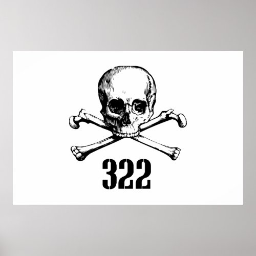 Skull and Bones 322 Poster