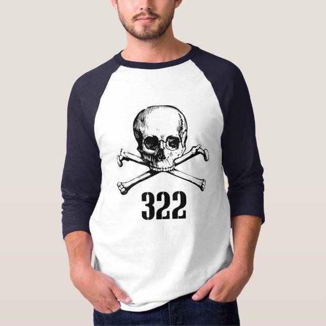 Skull and Bones 322 T-Shirt (Front)