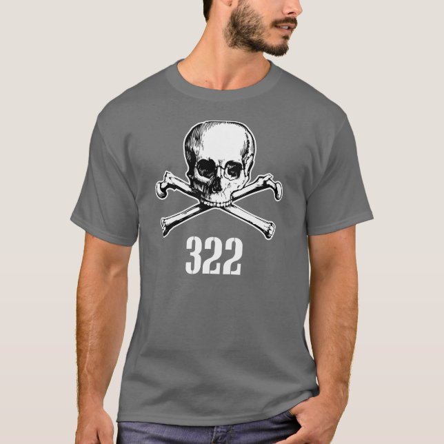 Skull and Bones 322 T-Shirt (Front)