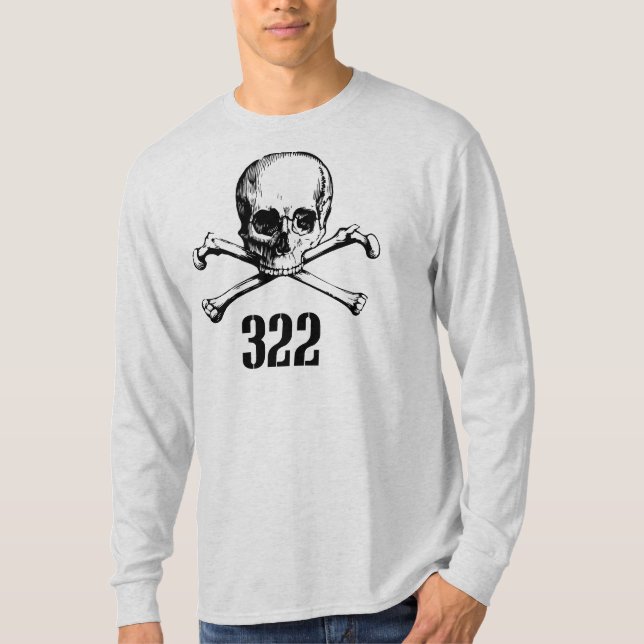 Skull and Bones 322 T-Shirt (Front)