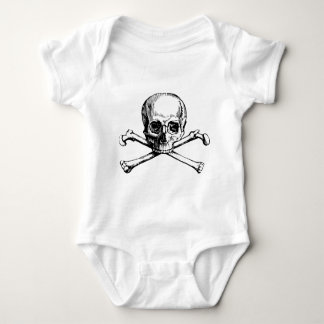 Skull and Bones Baby Bodysuit