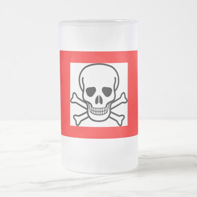 skull and bones Beer mug (Center)