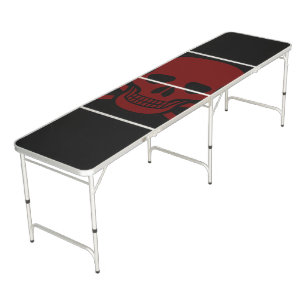 Skull and Bones Beer Pong Table