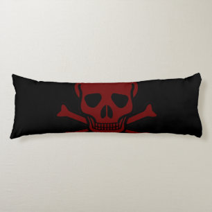 Skull and Bones Body Pillow
