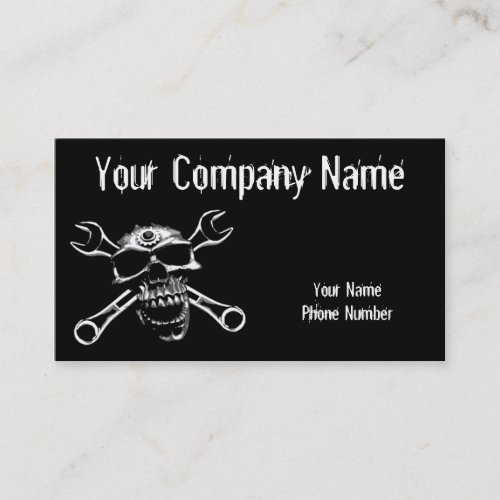Skull and Bones Business Card