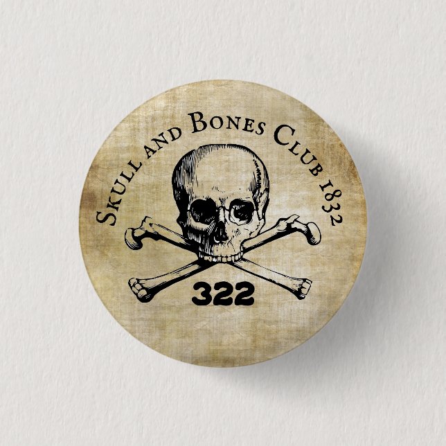 Skull and Bones Button (Front)