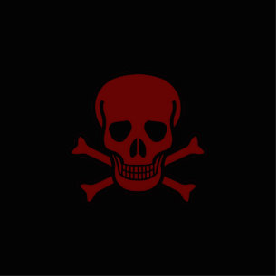 Skull and Bones Cutout