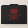 Skull and Bones File Folder | Zazzle