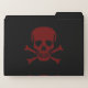 Skull and Bones File Folder | Zazzle