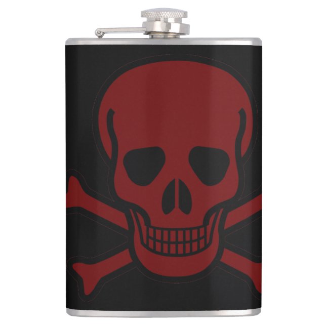 Skull and Bones Flask (Front)