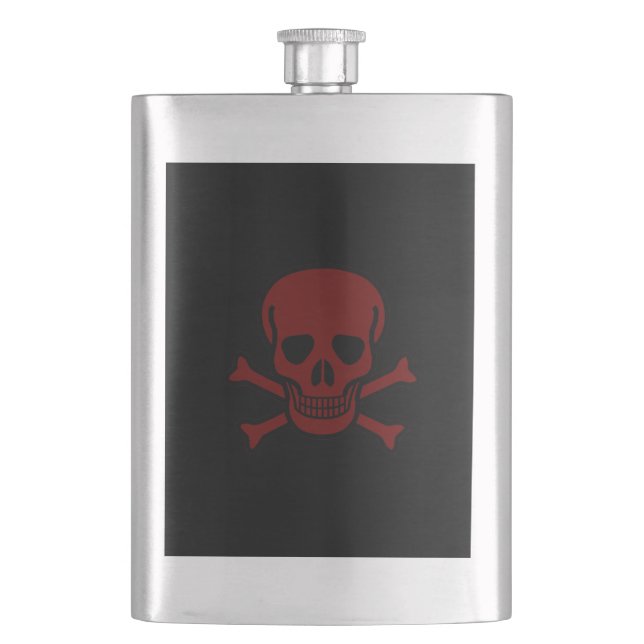 Skull and Bones Flask (Front)
