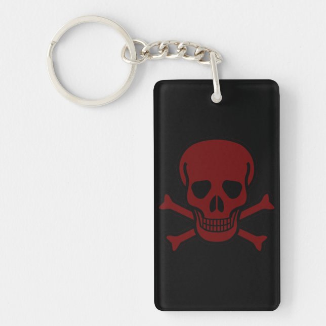 Skull and Bones Keychain (Front)