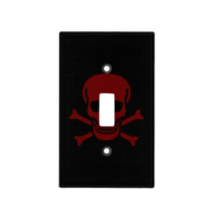 Skull and Bones Light Switch Cover