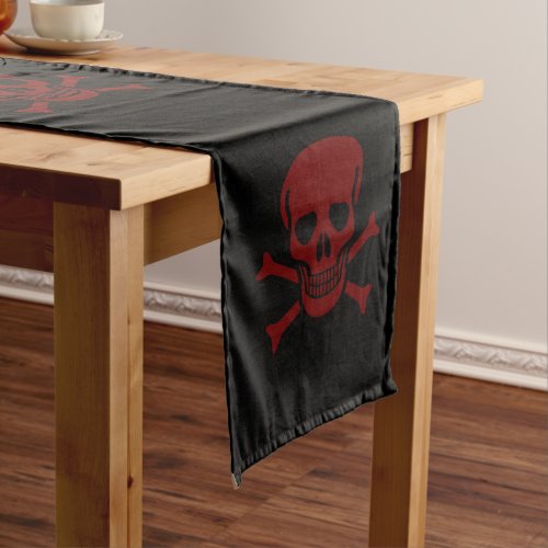 Skull and Bones Long Table Runner