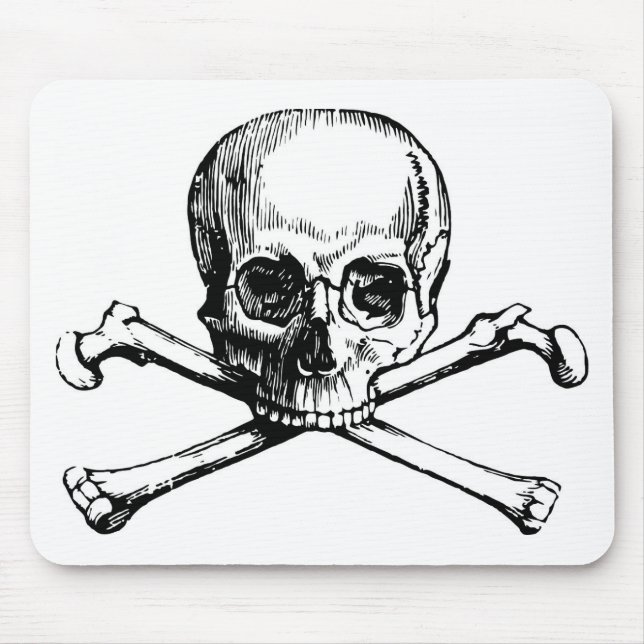Skull and Bones Mouse Pad (Front)