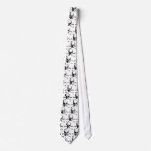 Skull and Bones Neck Tie