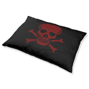 Skull and Bones Pet Bed