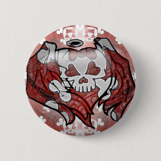 Skull and Bones Pinback Button