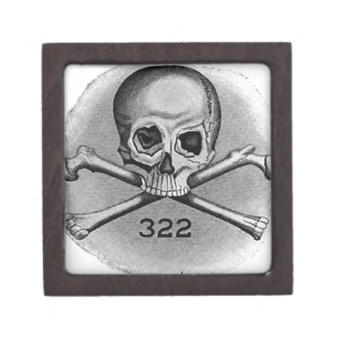 Skull and Bones Secret Society Illuminati Gift Box