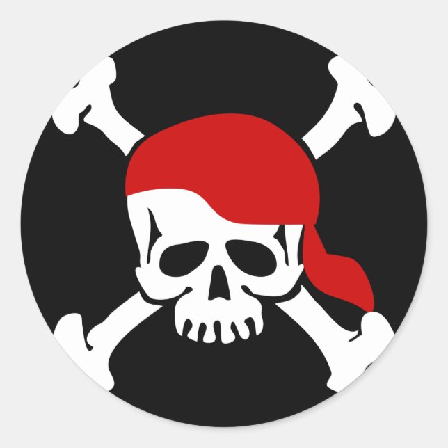 Skull and Bones Sticker (Front)