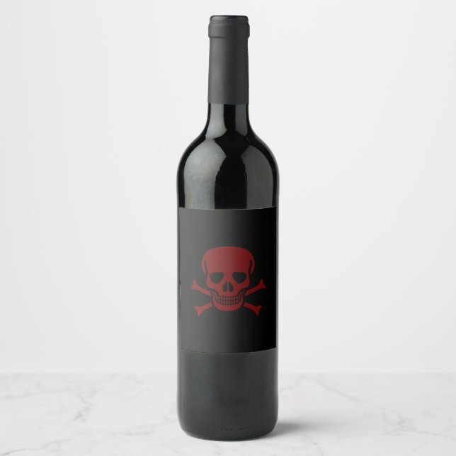 Skull and Bones Wine Label (Front)