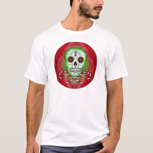 Skull and Candy Canes Shirt