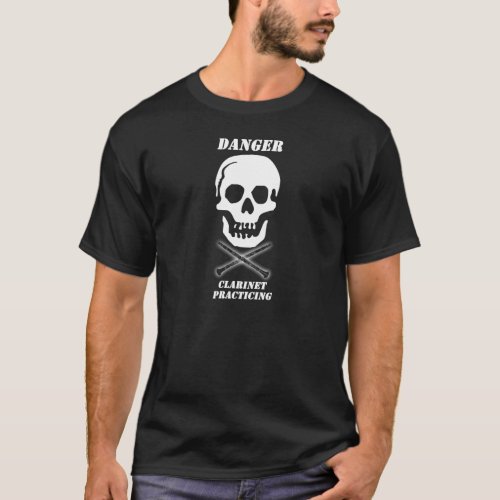 Skull and Clarinets T_Shirt