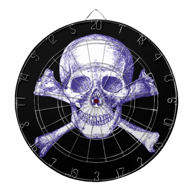 Skull and Cross Bones Dartboard (Front)