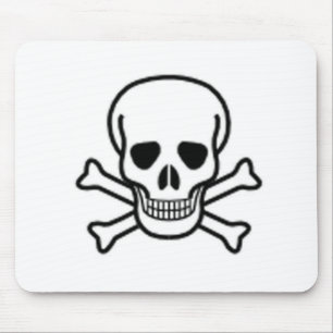 Skull and Cross-bones Mouse Pad