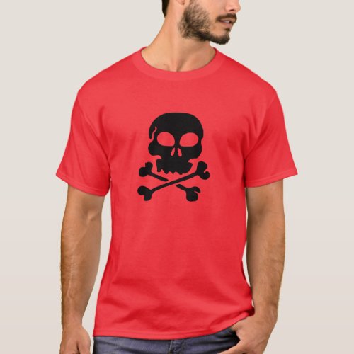 Skull and cross bones T_Shirt