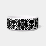 Skull and Crossbone Pet Bowl<br><div class="desc">Skull and Crossbone patterned - pet bowl. I'd love to see you wearing or using any of my products, e-mail me a photograph to mark@markmurphycreative.co.uk and I'll post it on my blog at www.markmurphycreative.blogspot.com You can also follow my general creative goings on at any of the below links. www.markmurphycreative.co.uk www.markmurphycreative.blogspot.com/...</div>