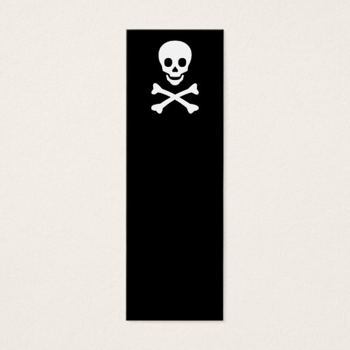 Customizable Skull and Crossbones Business Card Templates