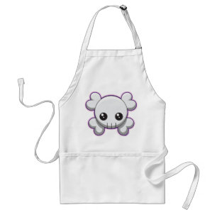 Skull and Crossbones Adult Apron