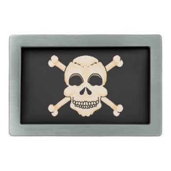 Skull And Crossbones Belt Buckle by Shenanigins at Zazzle