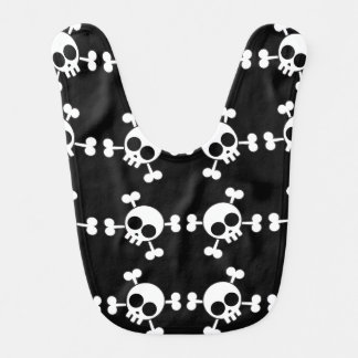 Skull and Crossbones Bib