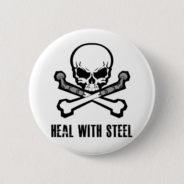Skull and Crossbones Button (Front)